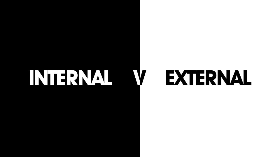 Internal versus External