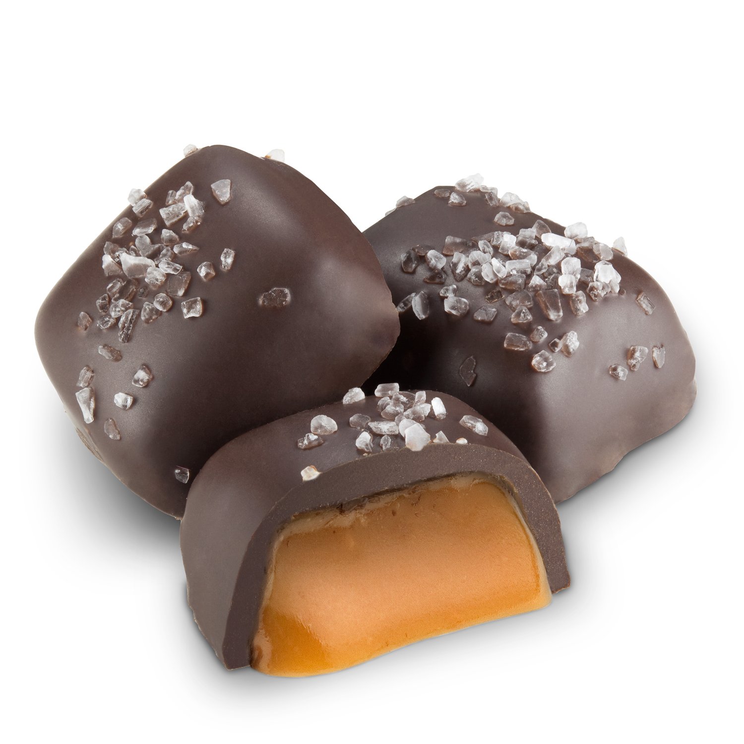 salted chocolate caramels